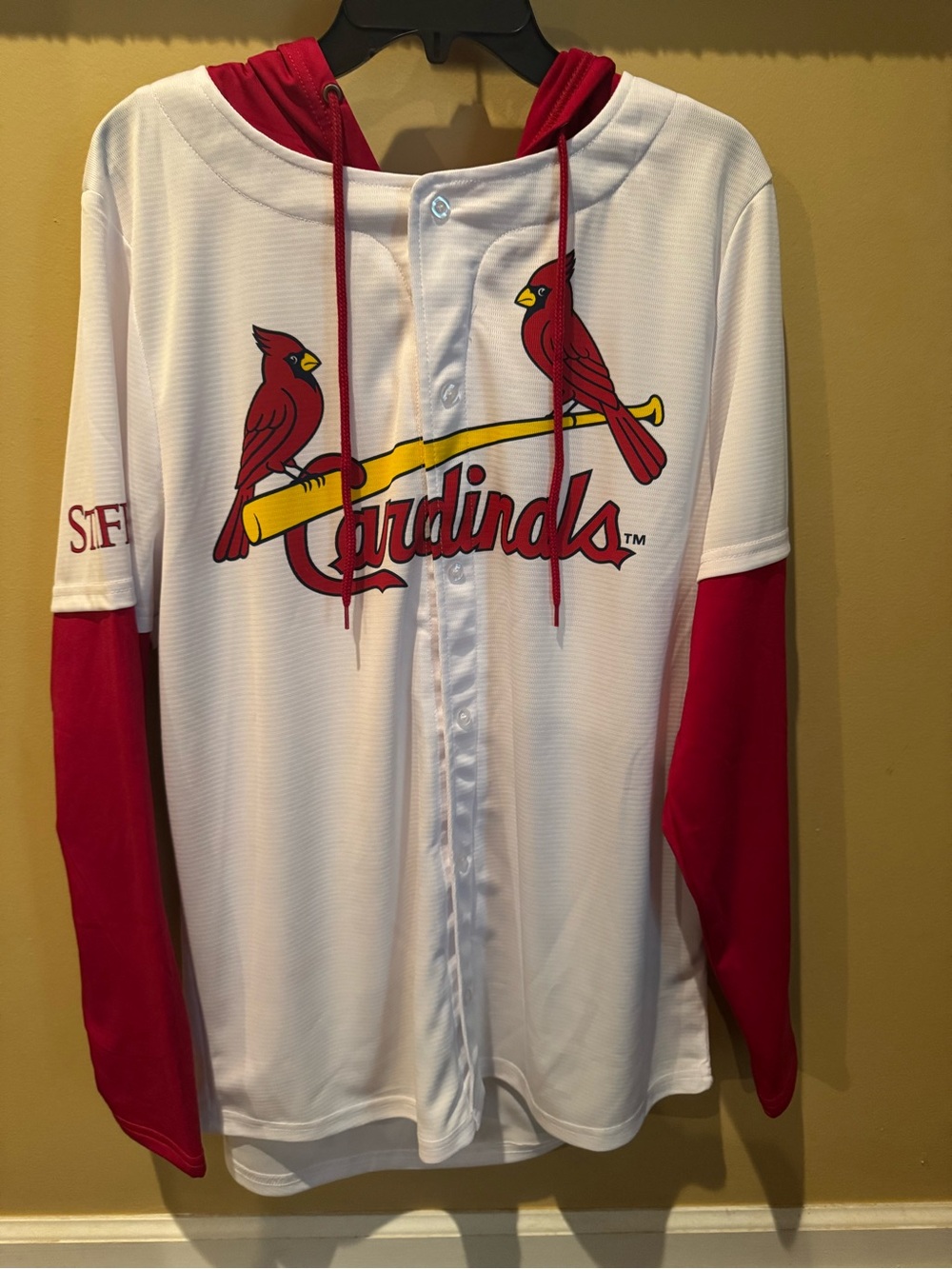 St. Louis Cardinals Hoodie Pullover Jersey Adult XL - New Busch Stadium